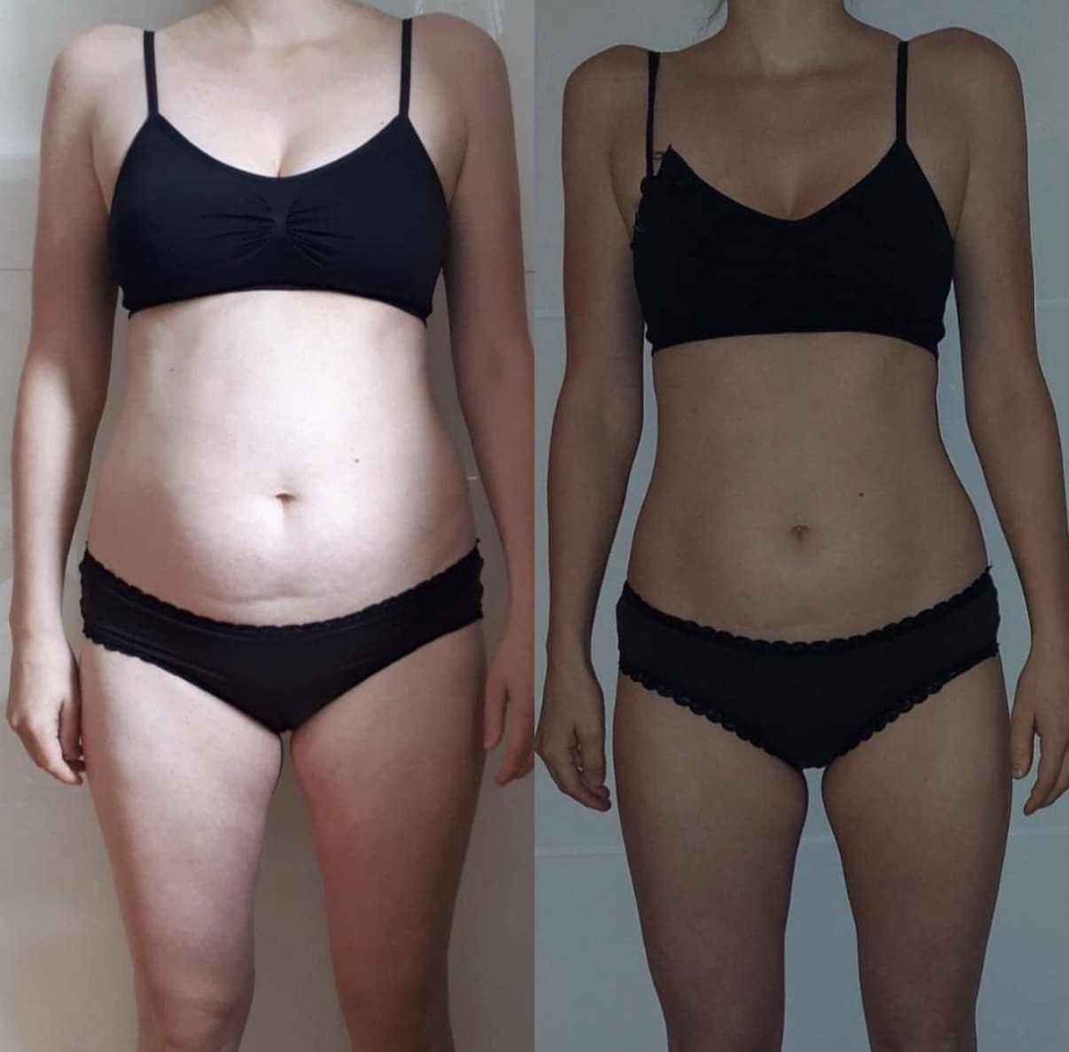 Before and after result of an LG Coaching client
